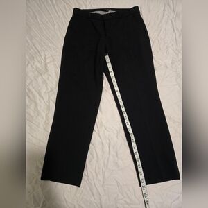 Banana Republic Avery Black Trousers, Wool Blend, Sz 2 Short